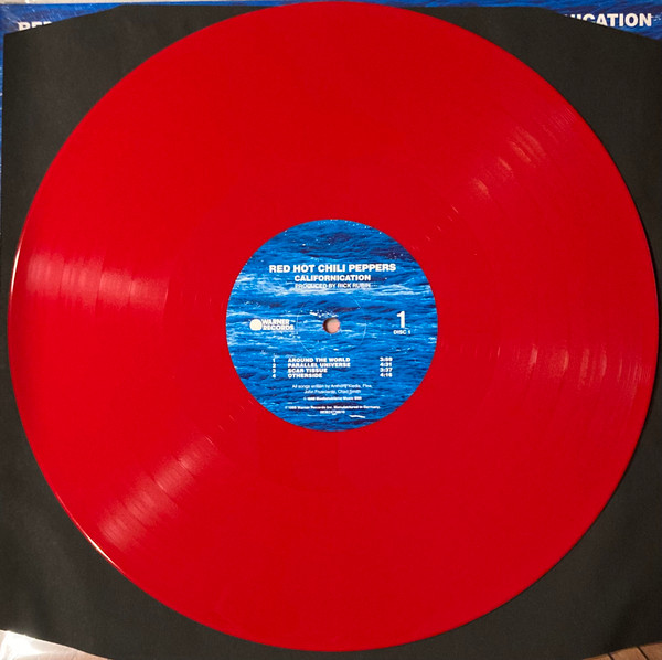 Red Hot Chili Peppers - Californication [25th Anniversary Edition] [Red & Ocean Blue Vinyl] (0093624843276)
