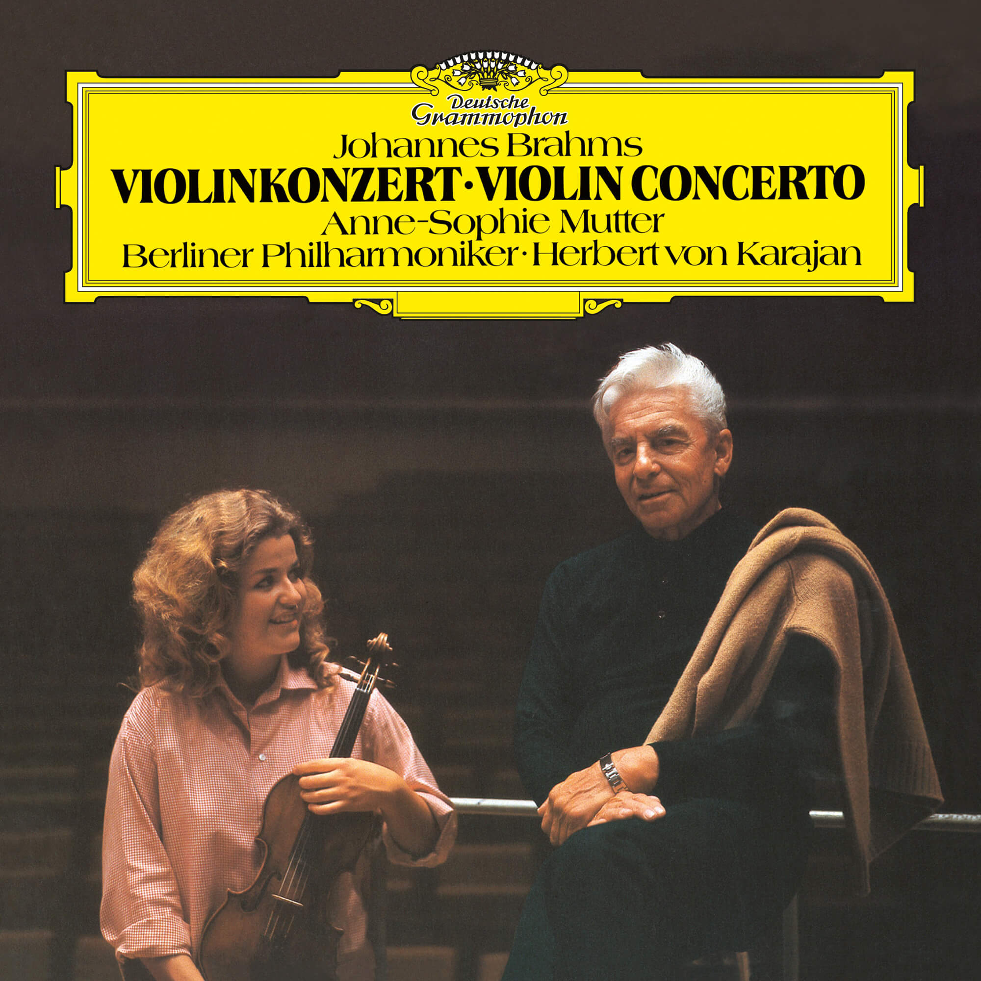 Anne-Sophie Mutter, Herbert von Karajan, Berliner Philharmoniker - Brahms: Konzert Für Violine Und Orchester D-dur Op. 77 (483 7264)
