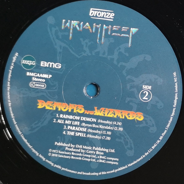 Uriah Heep - Demons And Wizards (BMGAA08LP)