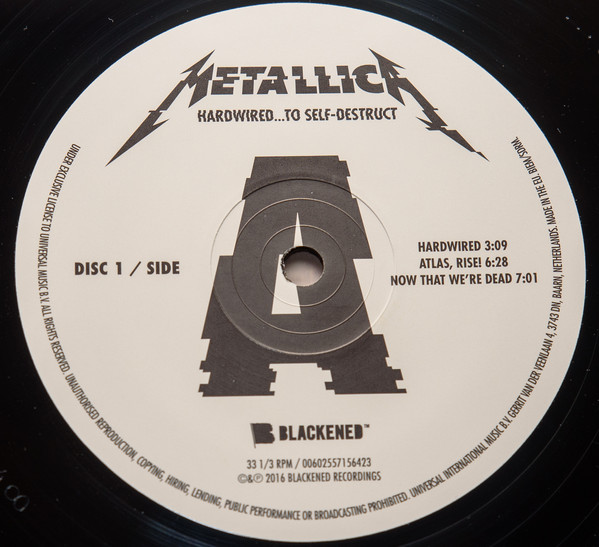 Metallica - Hardwired...To Self-Destruct (00602557156416)