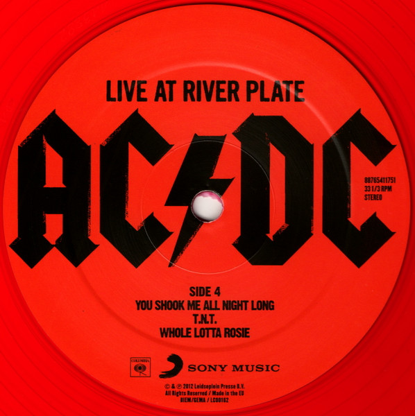AC/DC - Live At River Plate [Red Vinyl] (88765 41175 1)