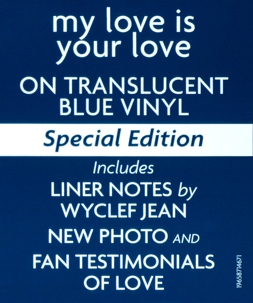 Whitney Houston - My Love Is Your Love [Translucent Blue Vinyl] (19658714671)