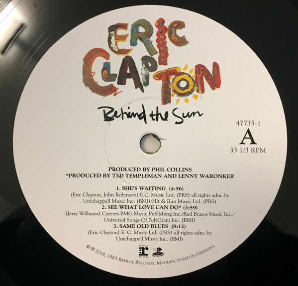 Eric Clapton - Behind The Sun (0093624968825)