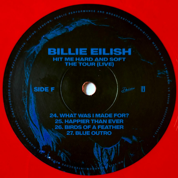 Billie Eilish - Hit Me Hard And Soft: The Tour [Live] [Blue & Yellow & Red Vinyl] (0602488275453)