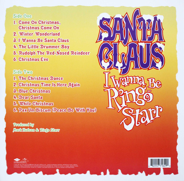 Ringo Starr - I Wanna Be Santa Claus (00602557716290)