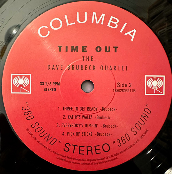 The Dave Brubeck Quartet - Time Out (0198028032117)
