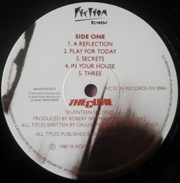 The Cure - Seventeen Seconds (0602547875372)