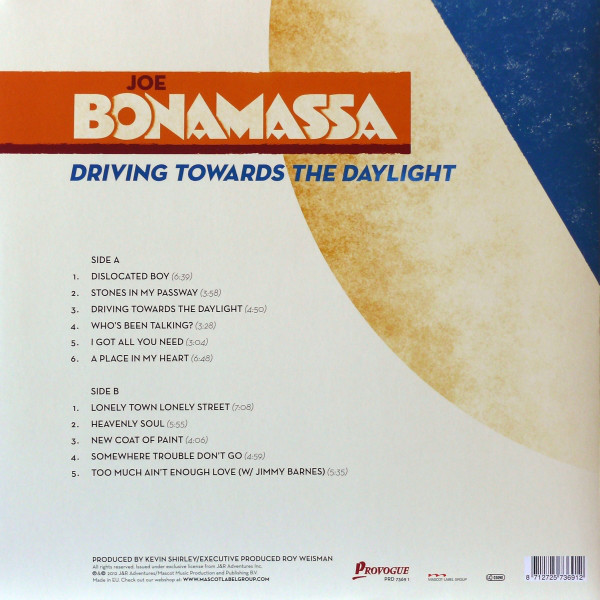 Joe Bonamassa - Driving Towards The Daylight (PRD 7369 1)