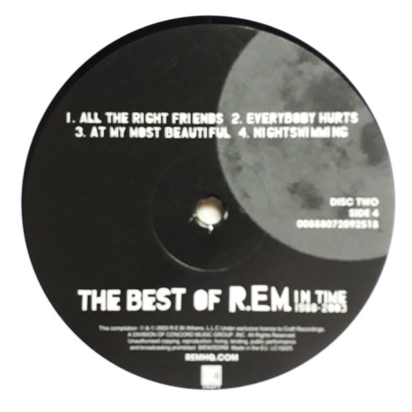 R.E.M. - In Time: The Best Of R.E.M. 1988-2003 (00888072084827)