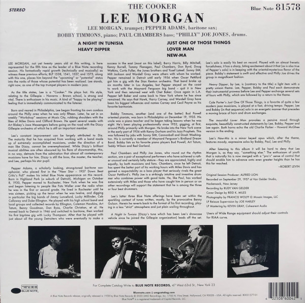 Lee Morgan - The Cooker [Blue Note Tone Poet] (B0031577-01)