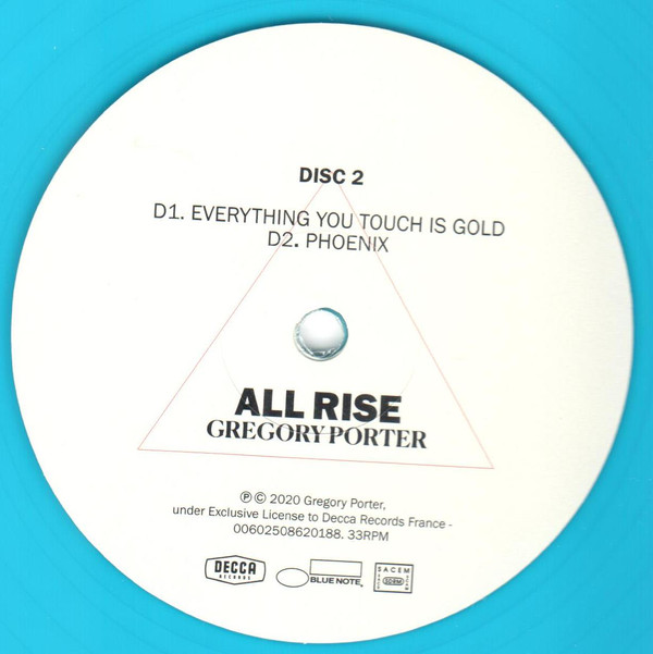 Gregory Porter - All Rise [Blue Vinyl] (00602508620157)