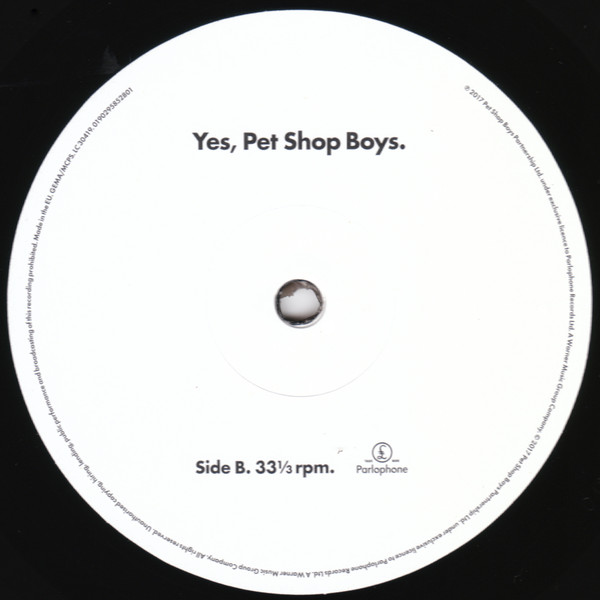 Pet Shop Boys - Yes (0190295852801)