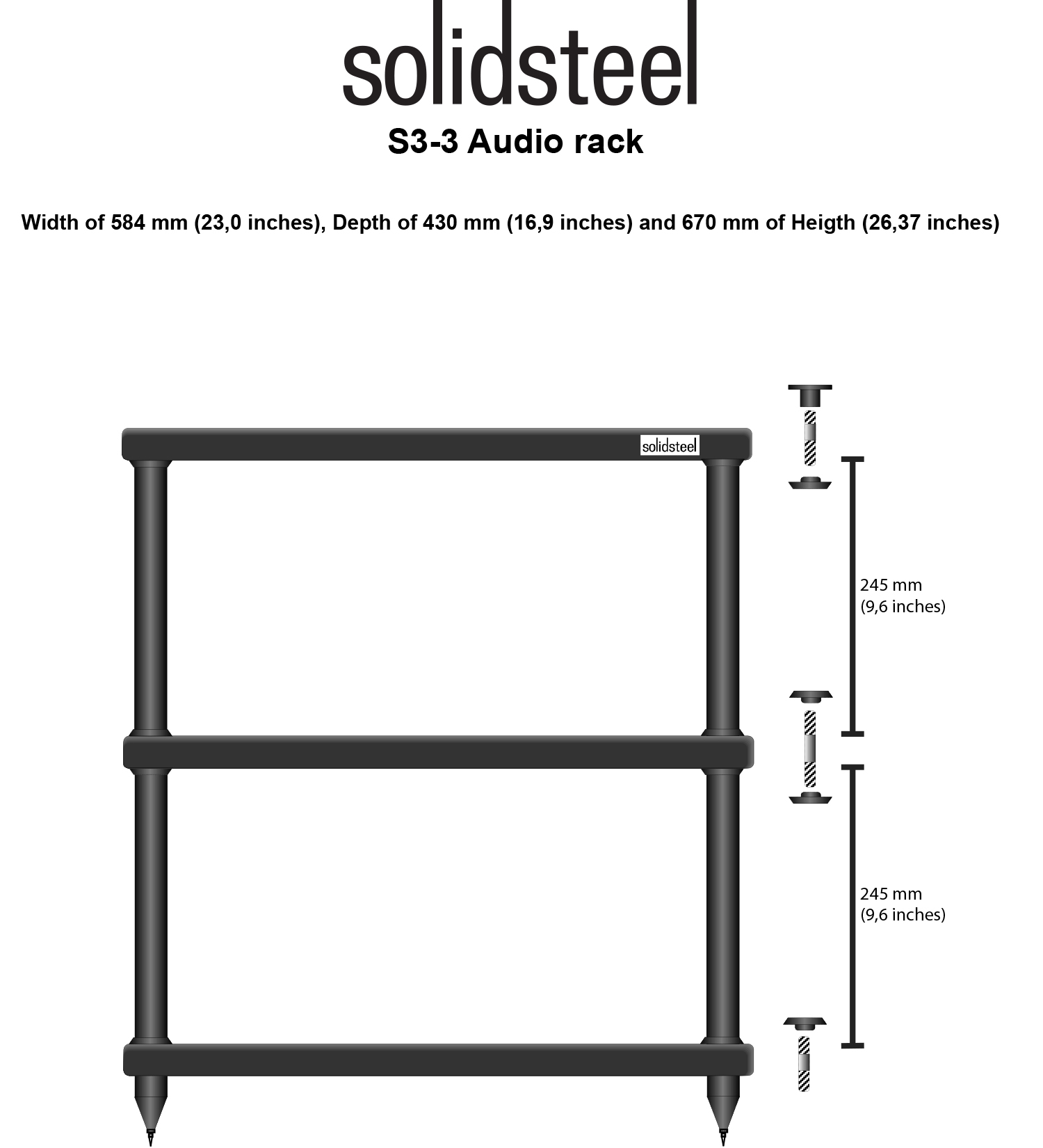 Solidsteel S3-3 black
