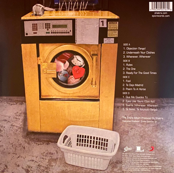 Shakira - Laundry Service [20th Anniversary Edition] [Yellow Opaque Vinyl] (19439905161)