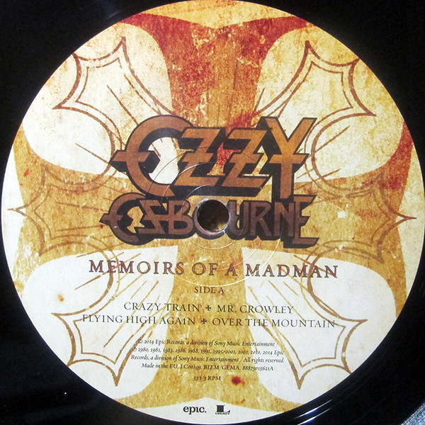 Ozzy Osbourne - Memoirs Of A Madman (88875015611)