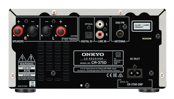 Onkyo CS-375D silver