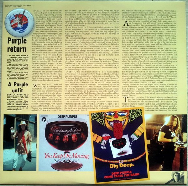 Deep Purple - Come Taste The Band (TPSD 7515)