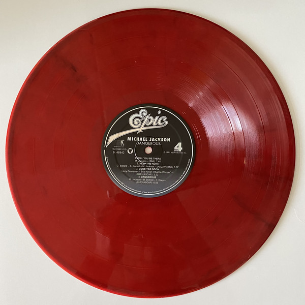 Michael Jackson - Dangerous [Red & Black Swirl Vinyl] (19439889101)