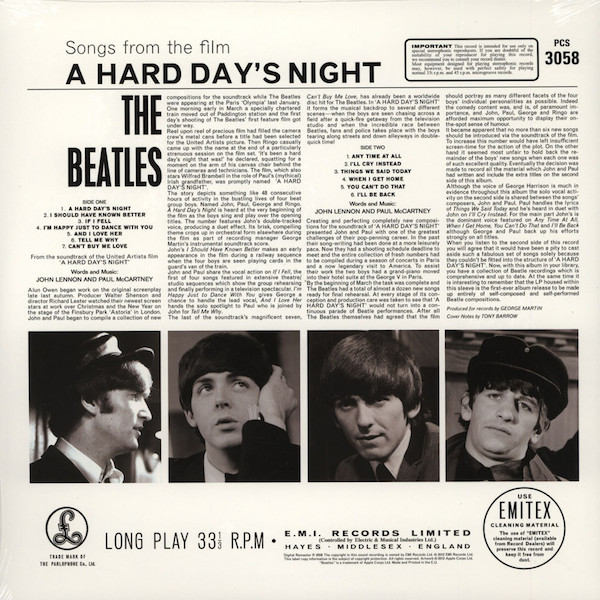 The Beatles - A Hard Day`s Night (0094638241317) [EU]