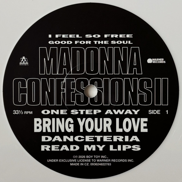 Madonna - Confessions II [Limited Edition White Vinyl] (0093624822448)