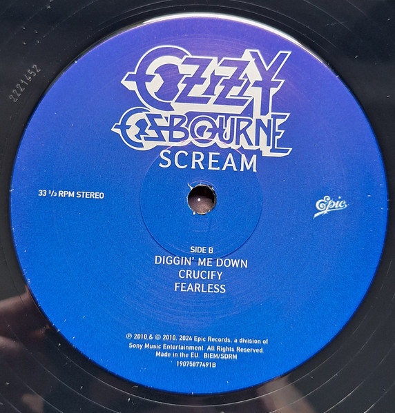 Ozzy Osbourne - Scream (0190758774916)