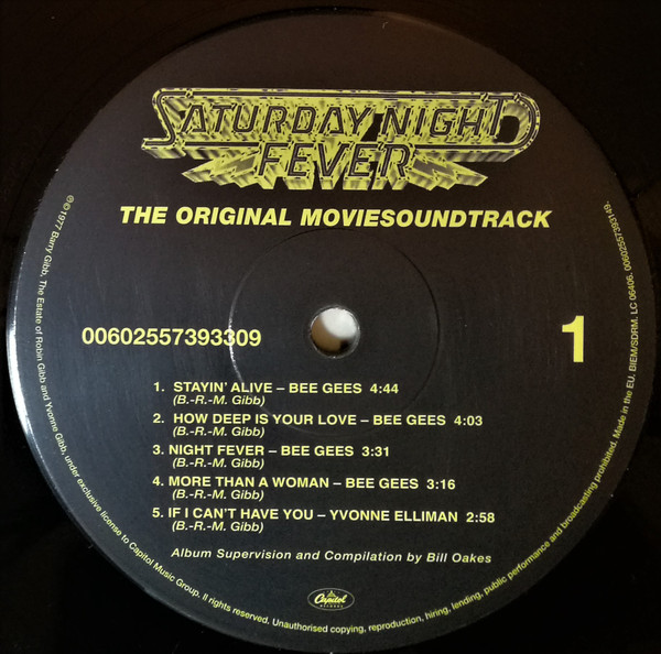OST - Saturday Night Fever [Original Motion Picture Soundtrack] (00602557393149)