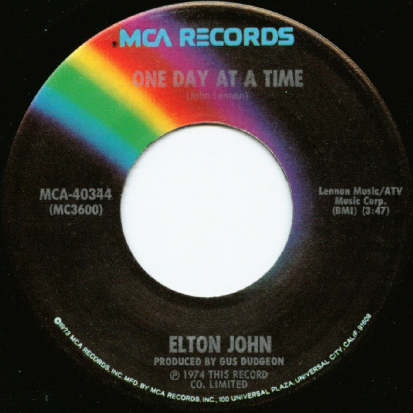 Elton John - Lucy In The Sky (MCA-40344)