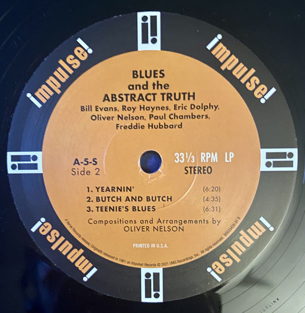 Oliver Nelson - The Blues And The Abstract Truth [Acoustic Sounds Series] (B0033428-01)