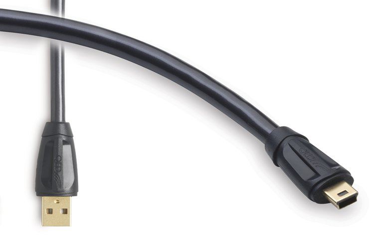 QED Performance USB (A-B mini) Graphite 5,0m QE3054