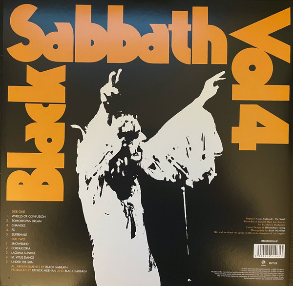 Black Sabbath - Black Sabbath Vol 4 (BMGCAT487)