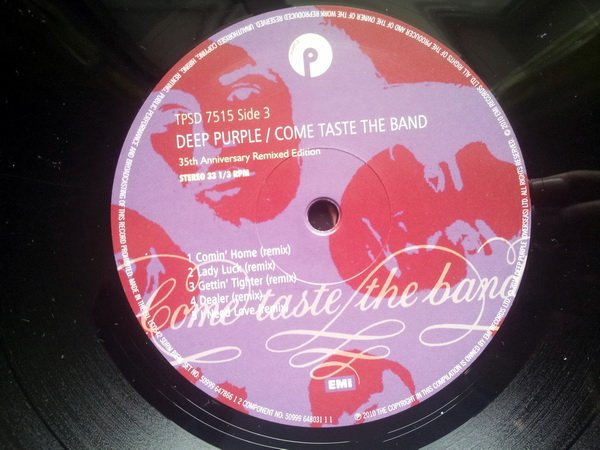 Deep Purple - Come Taste The Band (TPSD 7515)