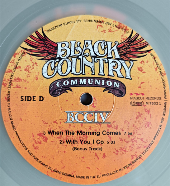 Black Country Communion - BCCIV [Glow In The Dark Vinyl] (M 7532 1)