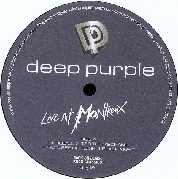 Deep Purple - Live At Montreux 1996 (RCV002LP)