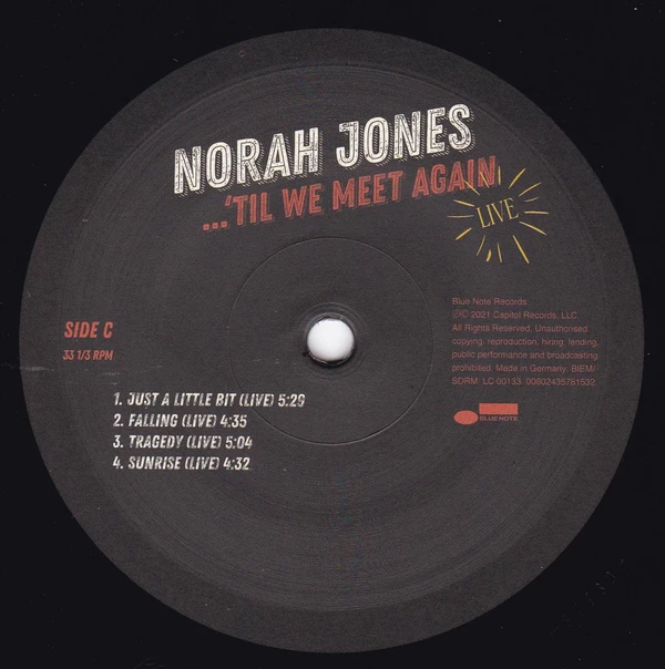 Norah Jones -  ...'Til We Meet Again [LIVE] (00602435689852)
