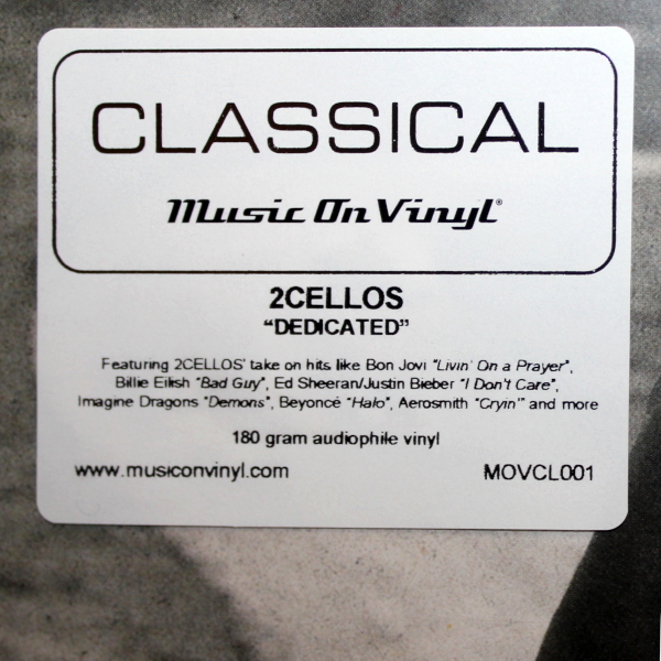 2Cellos - Dedicated (MOVCL071)