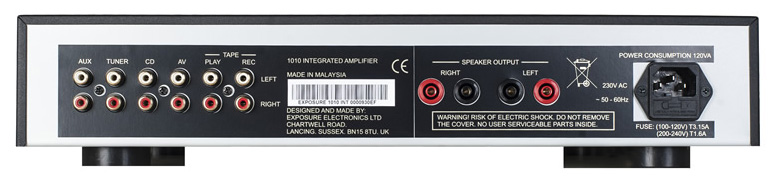 Exposure 1010 Integrated Amplifier black