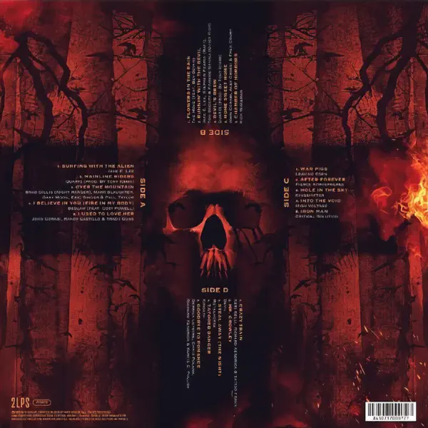 Various Artists - The Many Faces Of Ozzy & Black Sabbath [Red Splatter Vinyl] (8430717000901)