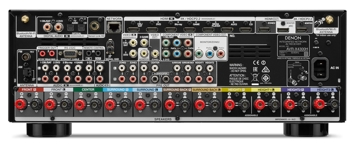 Denon AVR-X4300H premium silver