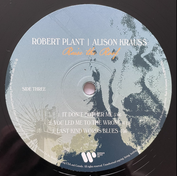Robert Plant | Alison Krauss - Raise The Roof [Black Vinyl] (0190296672200)