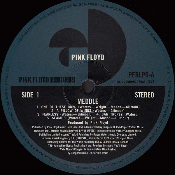 Pink Floyd - Meddle (PFRLP6)