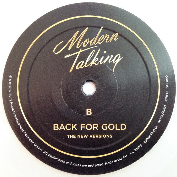 Modern Talking - Back For Gold - The New Versions [Clear Vinyl] (88985434701)