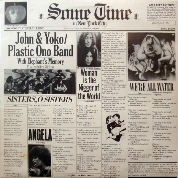 John Lennon and Yoko Ono - Some Time In New York City (0600753570968)