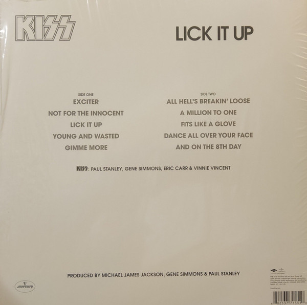 Kiss - Lick It Up (06025 377 155-1)