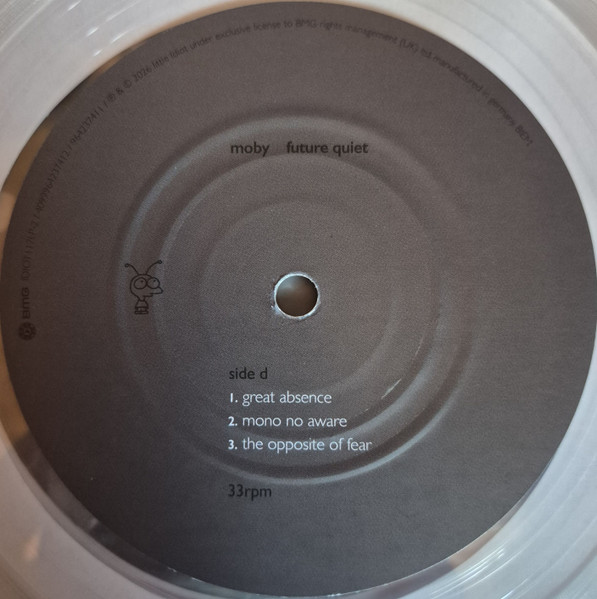 Moby - Future Quiet [Clear Vinyl] (4099964237375)