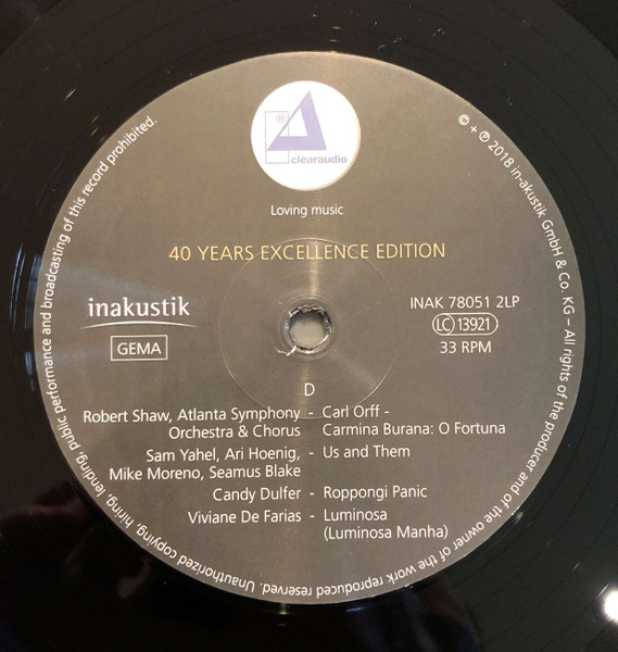 Various Artists - Clearaudio - 40 Years Excellence Edition (0707787780513)