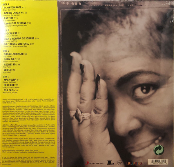 Cesaria Evora - Cabo Verde (0190758538518)