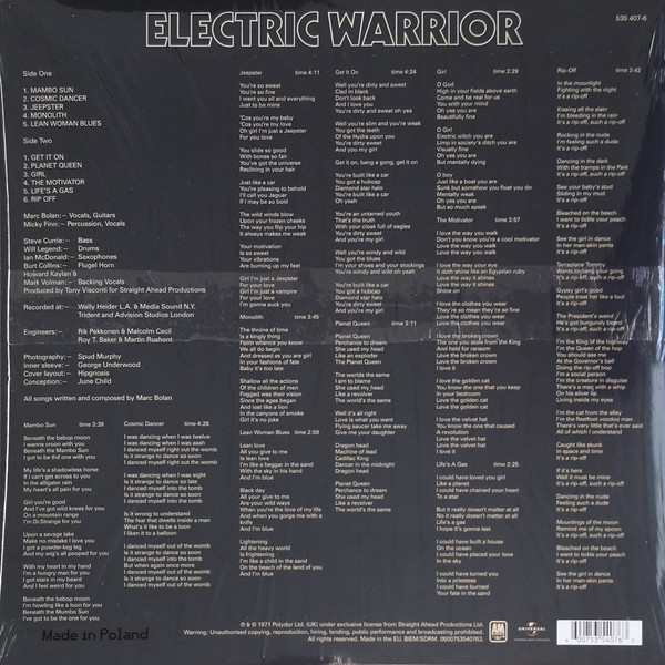 T. Rex - Electric Warrior (535 407-6)