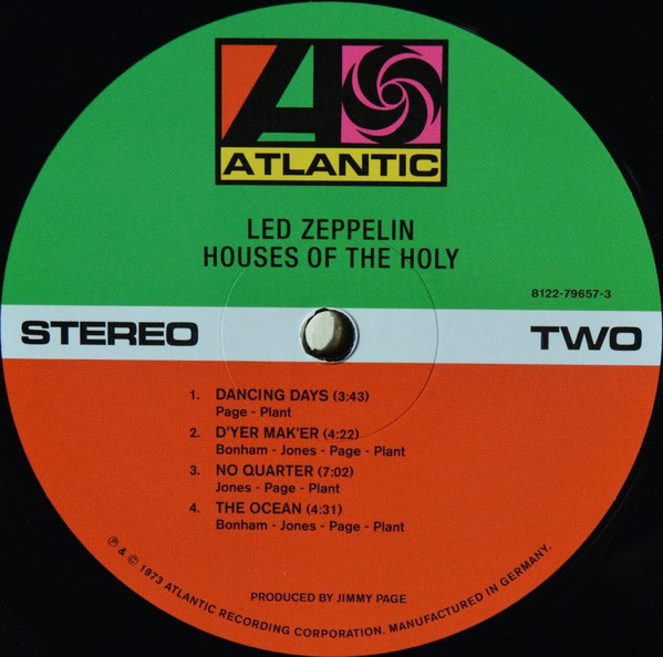Led Zeppelin - Houses Of The Holy (8122-79657-3)
