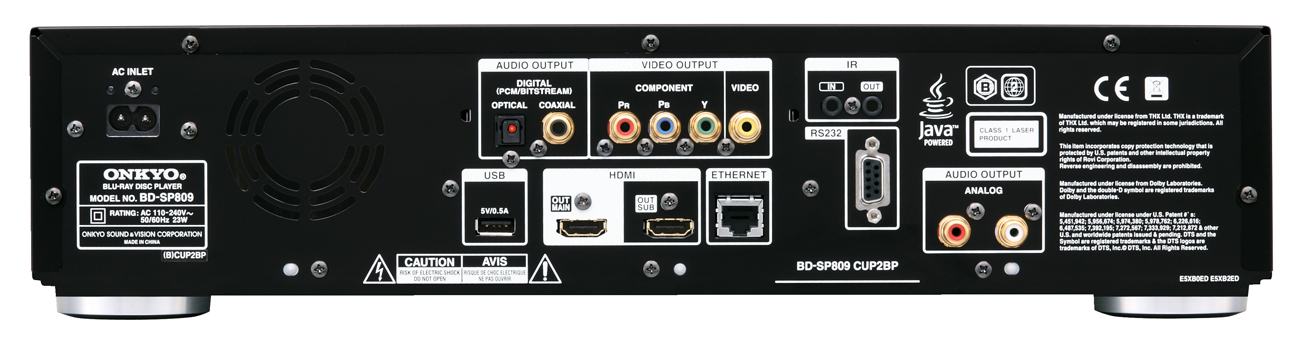 Onkyo BD-SP 809 black