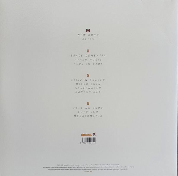Muse - Origin Of Symmetry: XX Anniversary RemiXX [20th Anniversary Edition] (0190295024314)
